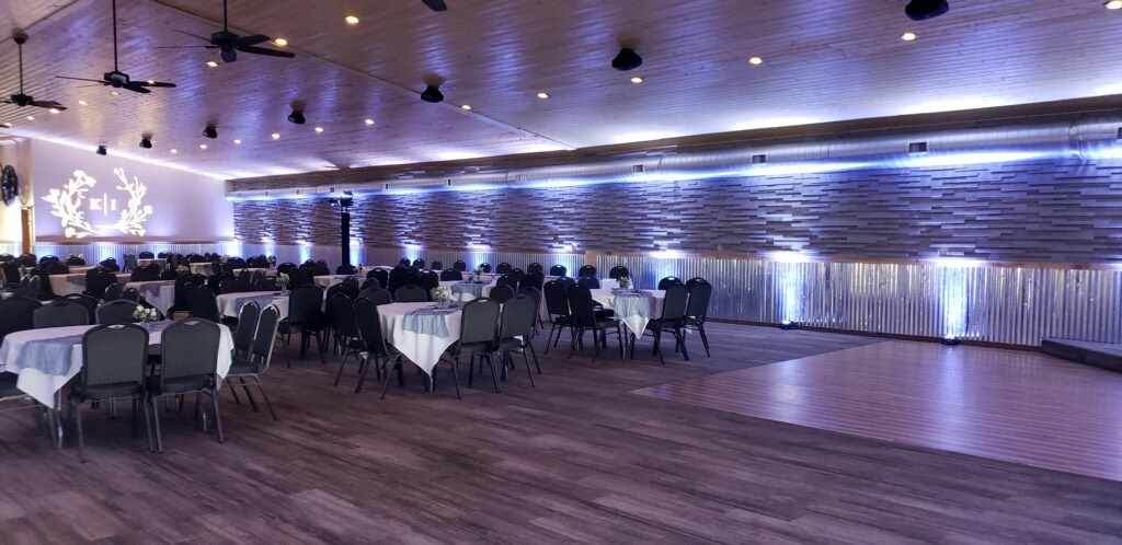 Buffalo House Dining with Up Lights