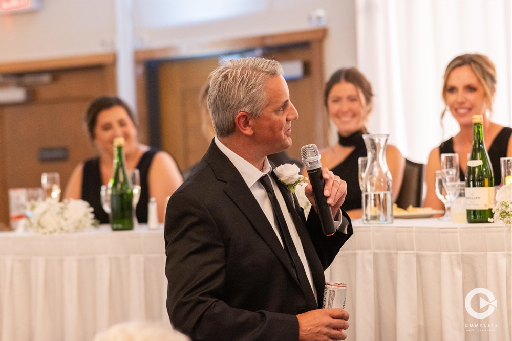 toast, fortune bay, casino, wedding